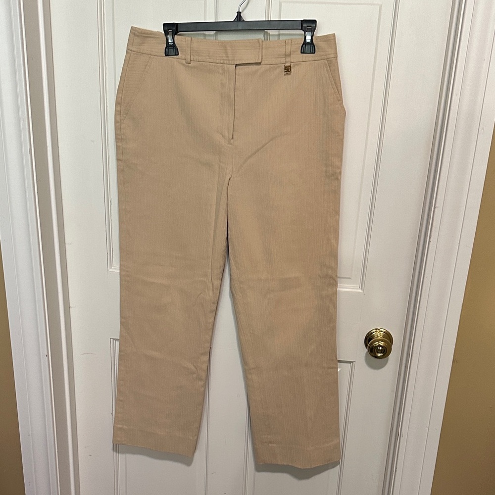 St John Ankle Pants in Light Tan
